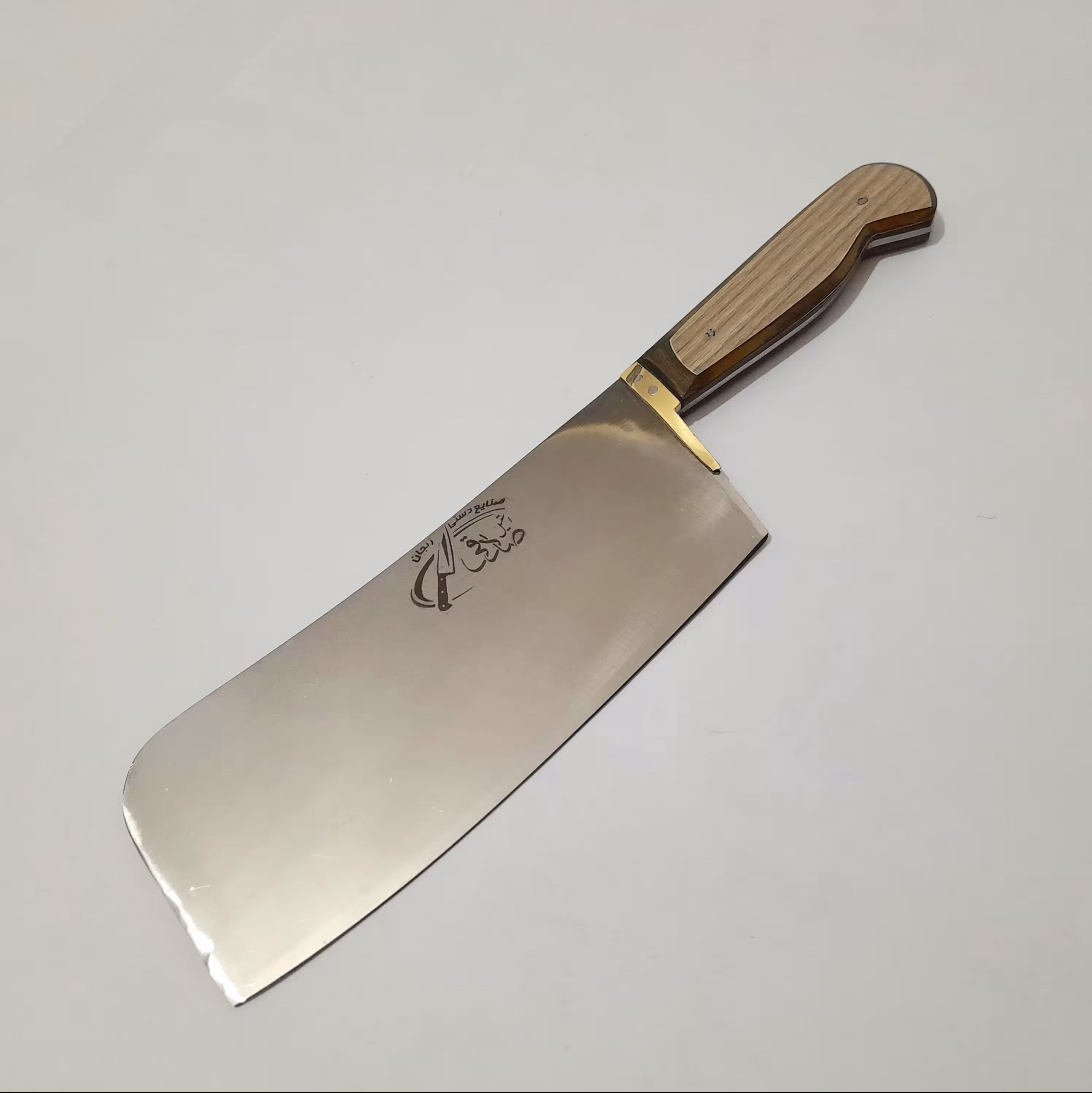 چاقوی زنجان چاقو زنجان ساطور استیل ضدزنگ حرفه ای آشپزی استاد صادقی زنجان
