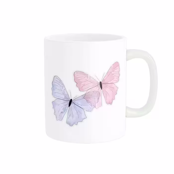 ماگ پاد آفرین مدل پروانه ها کد 28