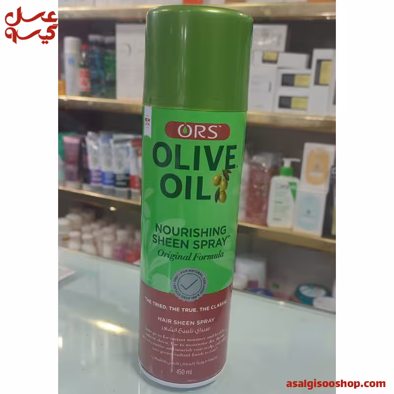 اسپری شاین مو او آر اس مدل OLIVE OIL اصل |کد1806
