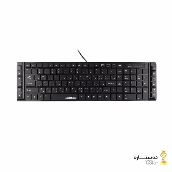 کیبورد باسیم گرین مدل GK-301 با حروف فارسی