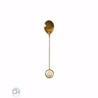 قاشق استیل طلایی گلدکیش مدل 3-43