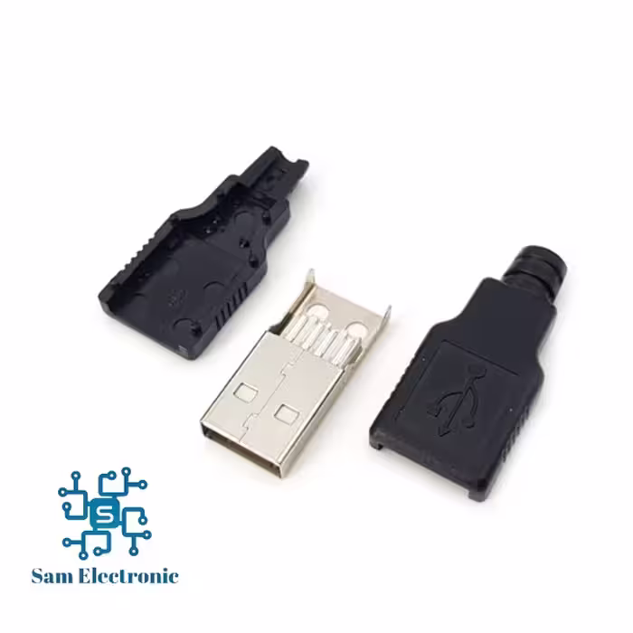 سوکت USB A نری سیم خور