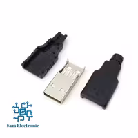 سوکت USB A نری سیم خور