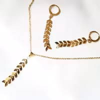 نیمست استیل طرح خوشه گندم دستساز