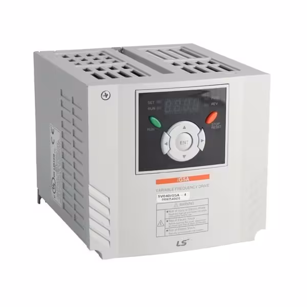درایو (اینورتر) تکفاز SV037IG5A-2 سری IG5A-2 توان 3/7 کیلووات LS اقتصادی با کاربری نیم سنگین