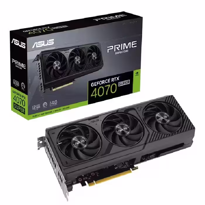 خرید و قیمت کارت گرافیک ایسوس مدل Prime GeForce RTX 4070 SUPER OC Edition 12GB GDDR6X