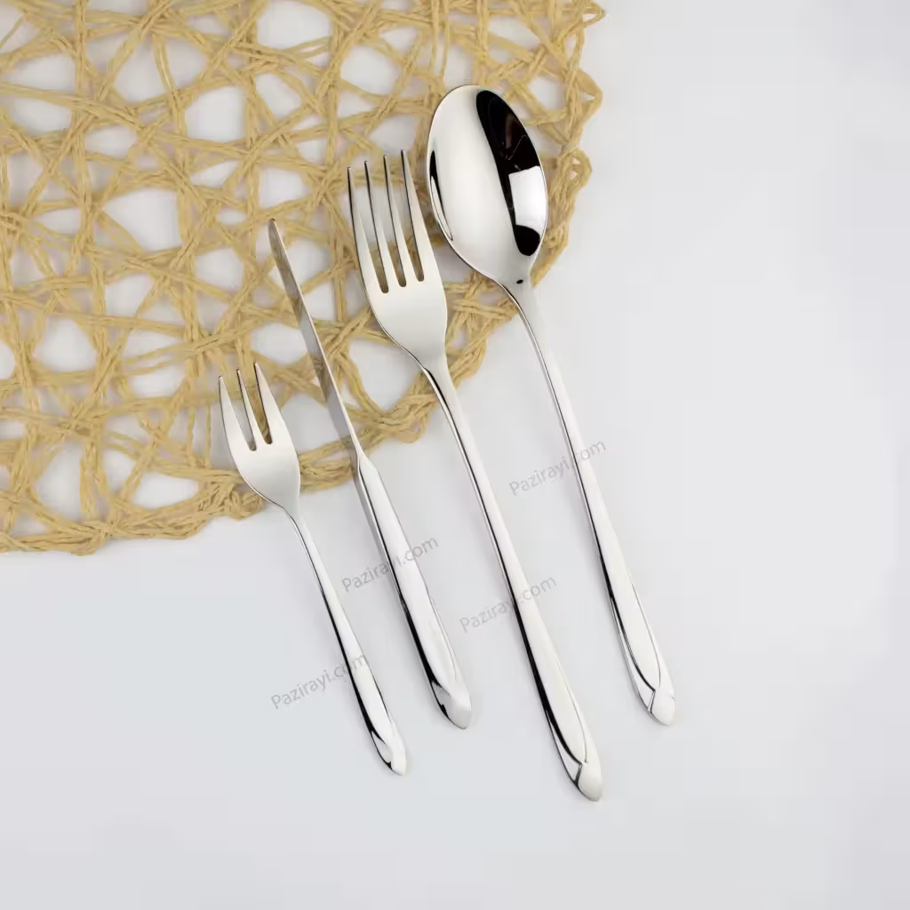 سرویس قاشق چنگال 30 نفره اس جی مدل 304s
