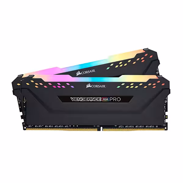 رم CORSAIR مدل VENGEANCE RGB PRO 3200 ظرفیت 64GB(32GBx2)