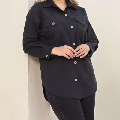 مانتو اسپرت زنانه کتان مدل سحر