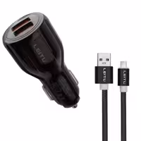 شارژر فندکی 12 وات لیتو مدل LC-C4 به همراه کابل MicroUSB | کالا مکس