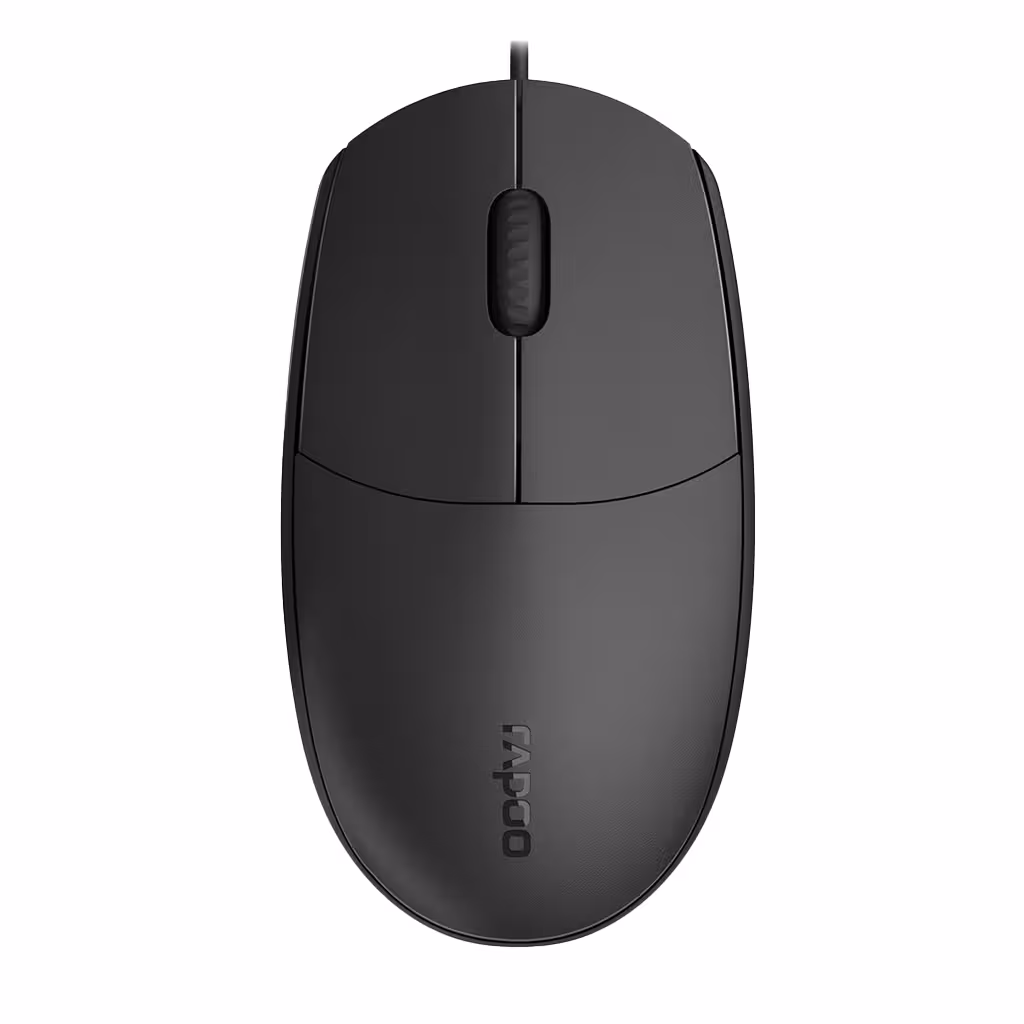 ماوس (موس) با سیم رپو مدل Rapoo N100 طول کابل 1.2 متر