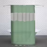 پرده حمام مدل Vania سایز 180x200 سانتی متر | کالا مکس