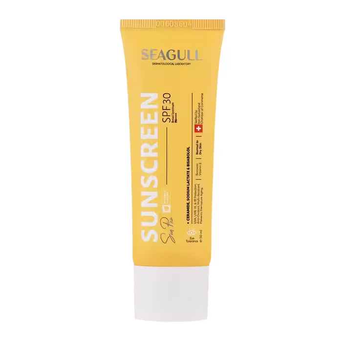 کرم ضد آفتاب بی رنگ پوست نرمال تا خشک سی گل SPF30