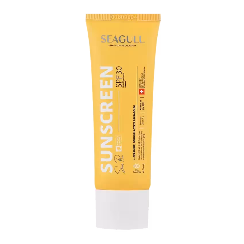 کرم ضد آفتاب بی رنگ پوست نرمال تا خشک سی گل SPF30