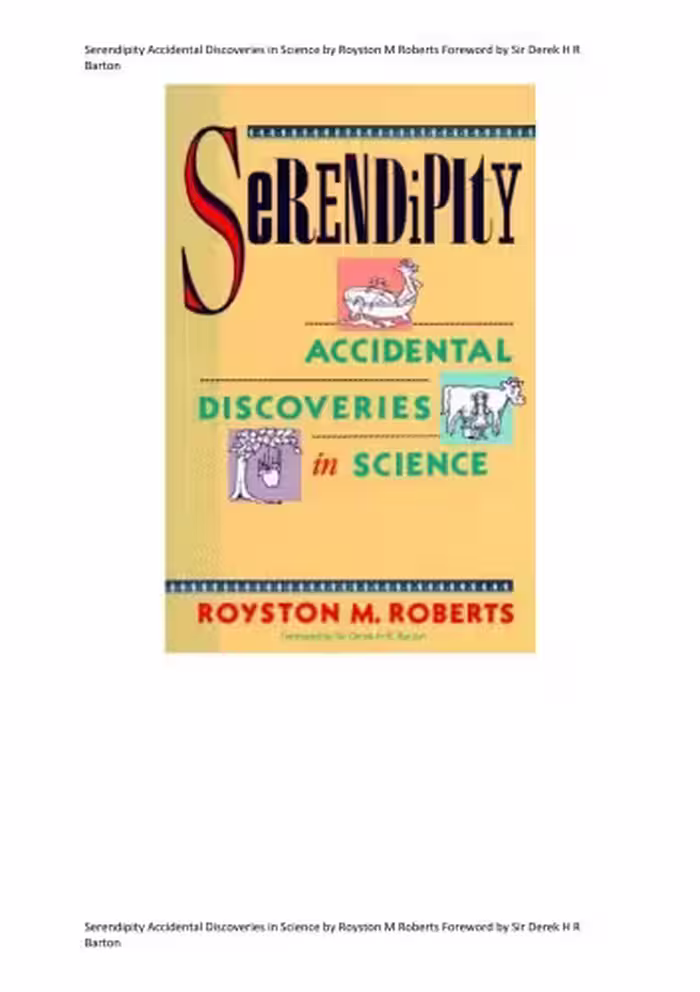 خرید و دانلود نسخه کامل کتاب Serendipity Accidental Discoveries in Science