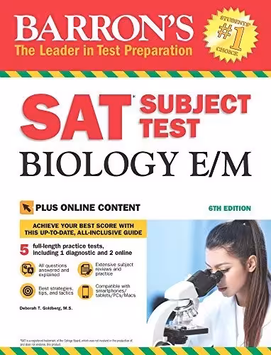 بارونز اس ای تی سابجکت تست بایولوژی | کتاب انگلیسی Barrons SAT Subject Test Biology E/M