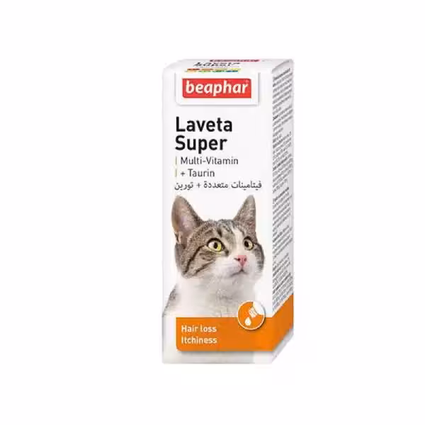 قطره مولتی ویتامین گربه لاوتا بیفار Beaphar Multi-Vit Cat حجم 50 میلی لیتر