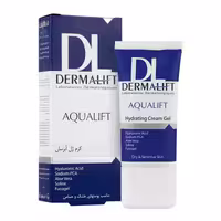 ژل آبرسان صورت درمالیفت مناسب پوست های خشک و حساس مدل Aqualift حجم 50 میل