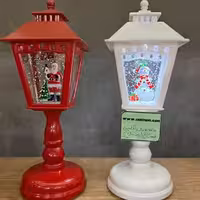 فانوس انگلیسی چراغ دار و موزیکال