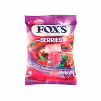 آبنبات فوکس میوه های قرمز Foxs بسته 90 گرمی