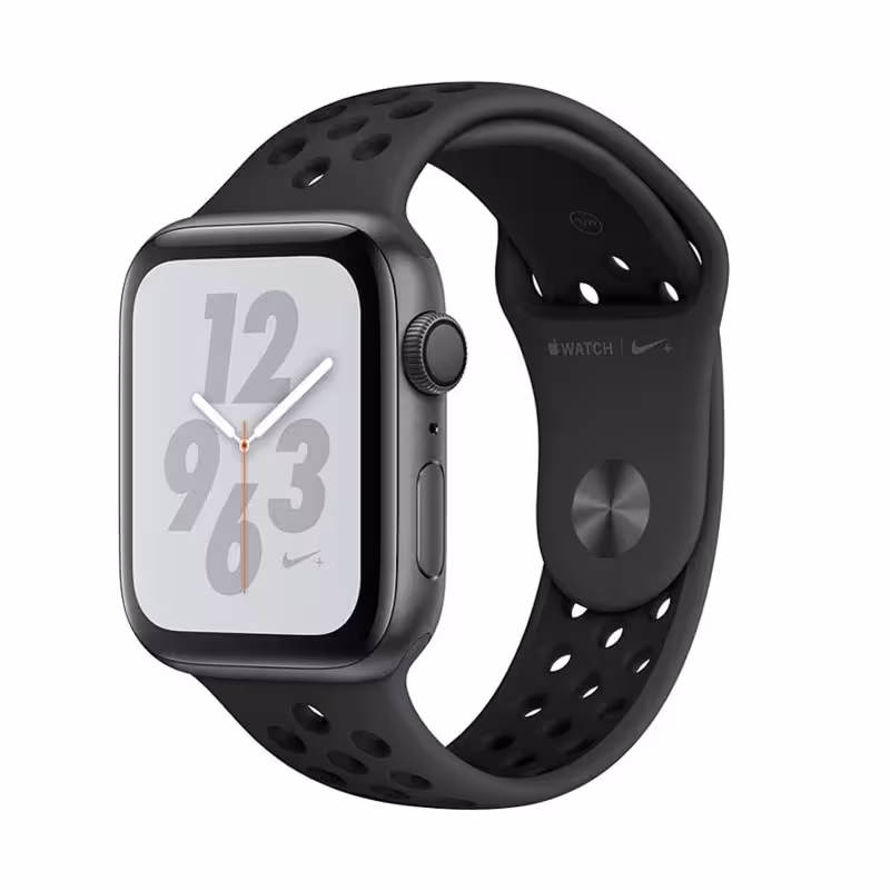 اپل واچ سری 4 مدل Nike Plus 44mm بدنه آلومینیومی به رنگ مشکی با بند سیلیکونی