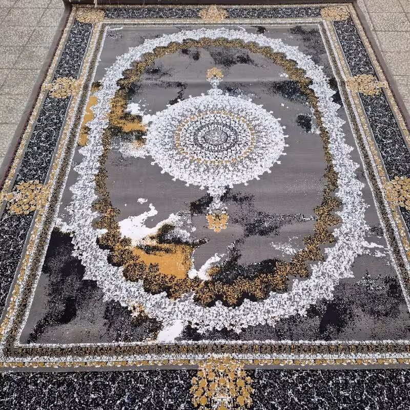 فرش ماشینی ارزان قیمت440شانهBCFطرح ویکتوریا9متری(باارسال رایگان)