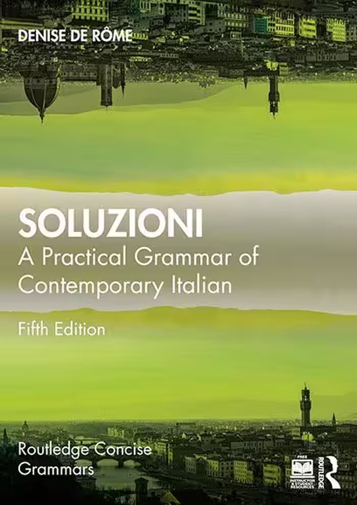 کتاب گرامر ایتالیایی Soluzioni A Practical Grammar of Contemporary Italian, 5th Edition