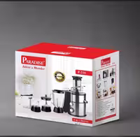 آبمیوه‌گیری چهار کاره PARADISE مدل P-210 پارادایس دارای آسیاب، مخلوط کن و خردکن