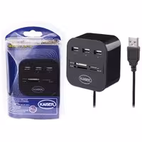 هاب و ریدر 3 پورت USB2.0 Combo Kaiser KH-14