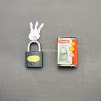 قفل آویز سانکس سایز 38 | قفل آهنی با سه کلید توپی برنجی