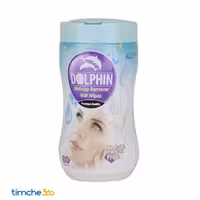 دستمال مرطوب صورت دلفین استوانه ای بزرگسال بسته 80 عددی
