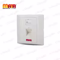قاب روکار شبکه 86×86 یک پورت 45 درجه متا الکترونیک Mata electronic