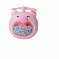پنکه شارژی برند MINI FAN LED  طرح خوک