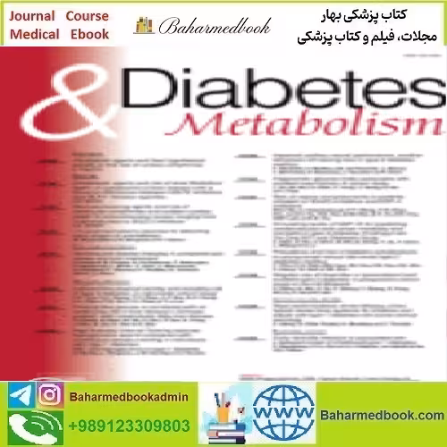 Diabetes & Metabolism Volume 48 Issue 1 to 6 2022 TRUE P
