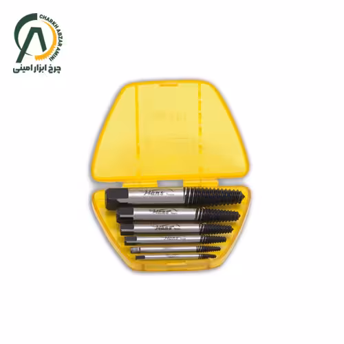 مجموعه 6 عددی مته قلاویز چپ گرد هنس مدل BEX-S6
