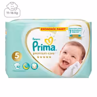 پوشک پریما مدل Sh896 سایز 5 بسته 42 عددی