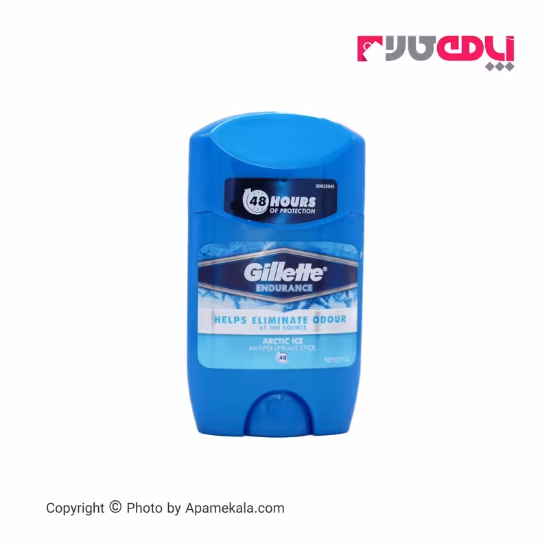 استیک ضد تعریق مردانه ژیلت مدل endurance وزن 48 گرم