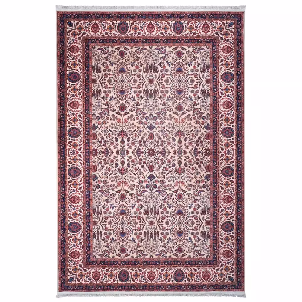 فرش سنتی کد 100354 سبز 1000 شانه | فرش 1000 شانه