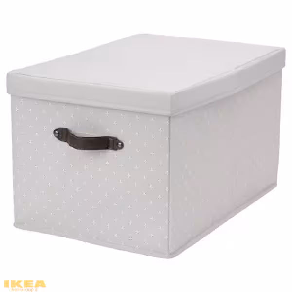 جعبه درب دار خاستری مدل BLÄDDRARE | برند ایکیا | ارسال 15 الی 20 روز کاری