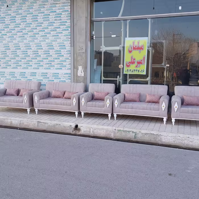مبل نیو 7نفره راحتی تنوع رنگ وطرح ارسال به تمام مناطق کشور هزینه ارسال جداس