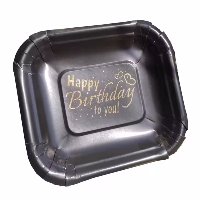 پیش دستی پاستیلی طلاکوب مشکی