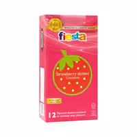 کاندوم Strawberry Dotted 12 pcs فیستا