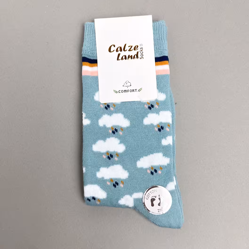 جوراب ساقدار کالزی لند طرح باران