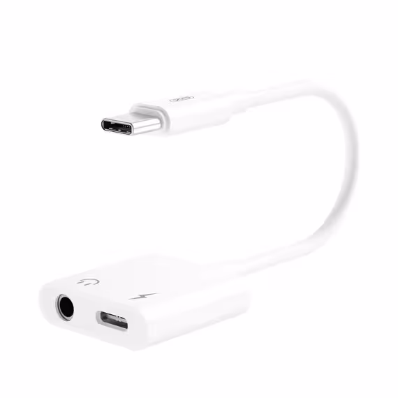 مبدل تایپ سی به جک 3.5 میلی متر و درگاه تایپ سی ایکس او مدل NBR172D