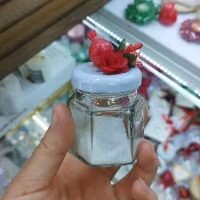 گیفت یلدایی مدل قوطی شیشه ای