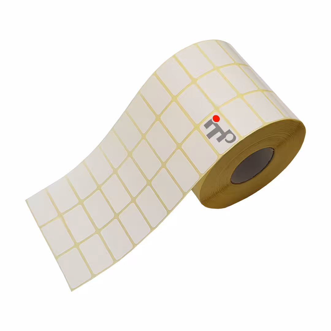 برچسب پرینتر لیبل زن مدل 18*30 کاغذی سه ردیفه