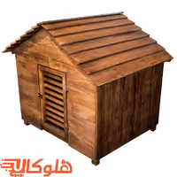 خانه سگ چوبی مدل DH-32 ضمانت یکساله هلو کالا