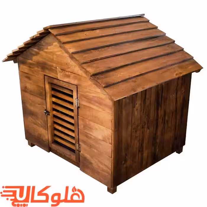 خانه سگ چوبی مدل DH-32 ضمانت یکساله هلو کالا