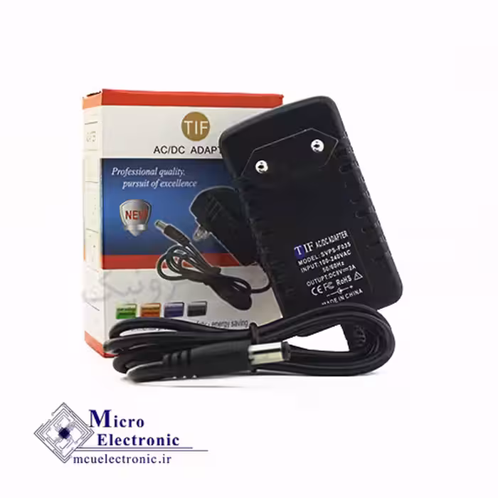 آداپتور 9 ولت 2 آمپر  دیواری