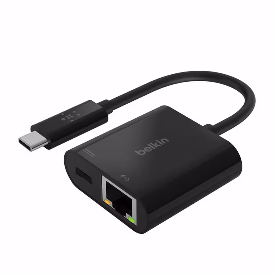 مبدل USB-C به Ethernet بلکین INC001btBK